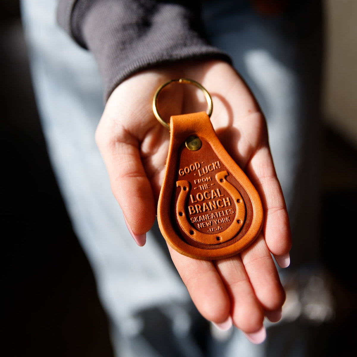 Leather Key Fobs - USA Made