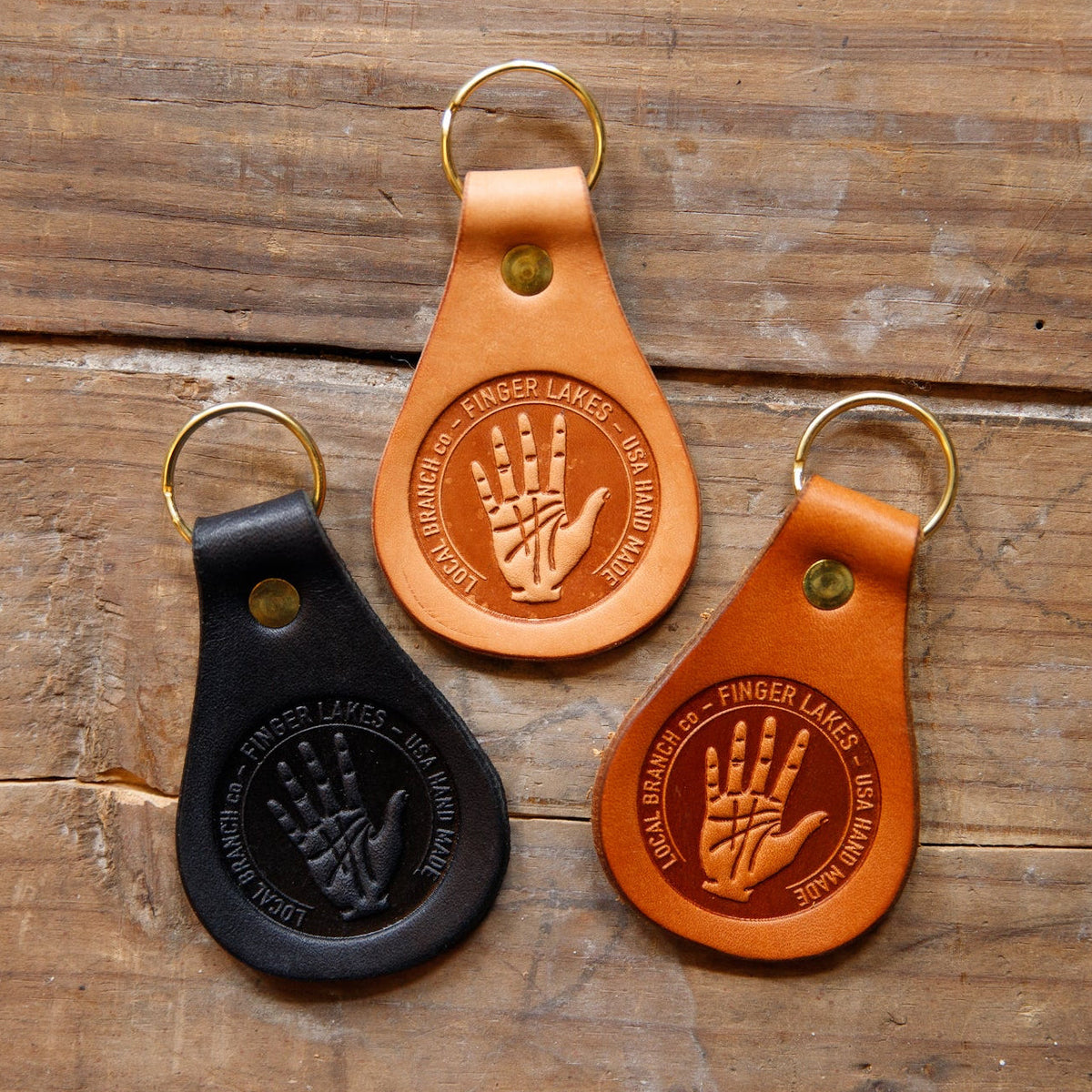 Leather Key Fobs - USA Made