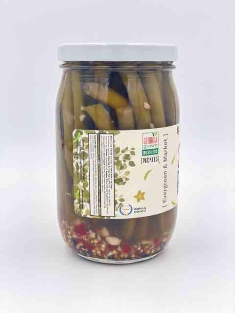 Spicy Pickled Green Beans - Pickled Vegetables for Charcuterie