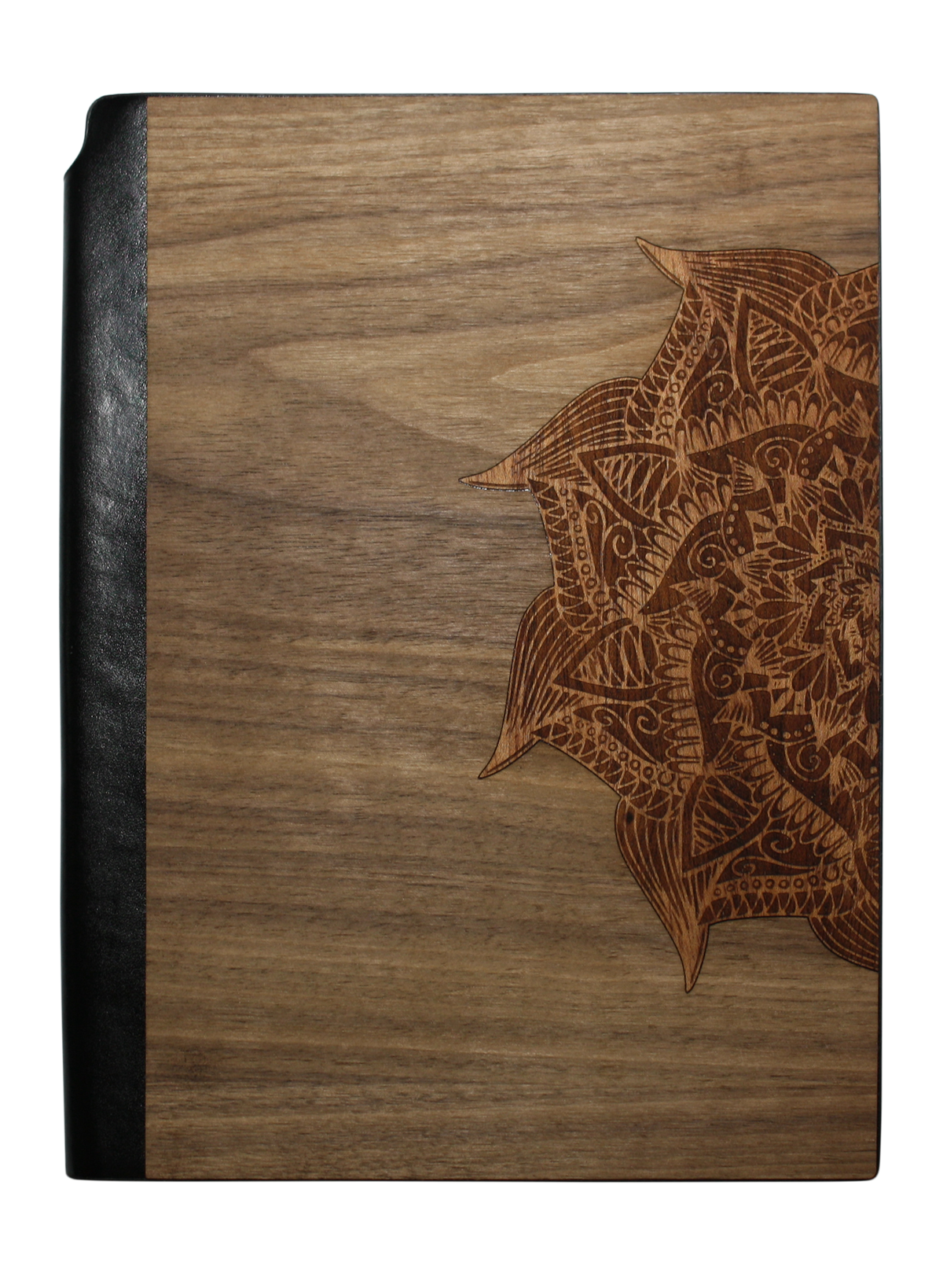 Wooden Journal / Planner | Yoga Mandala Inlay