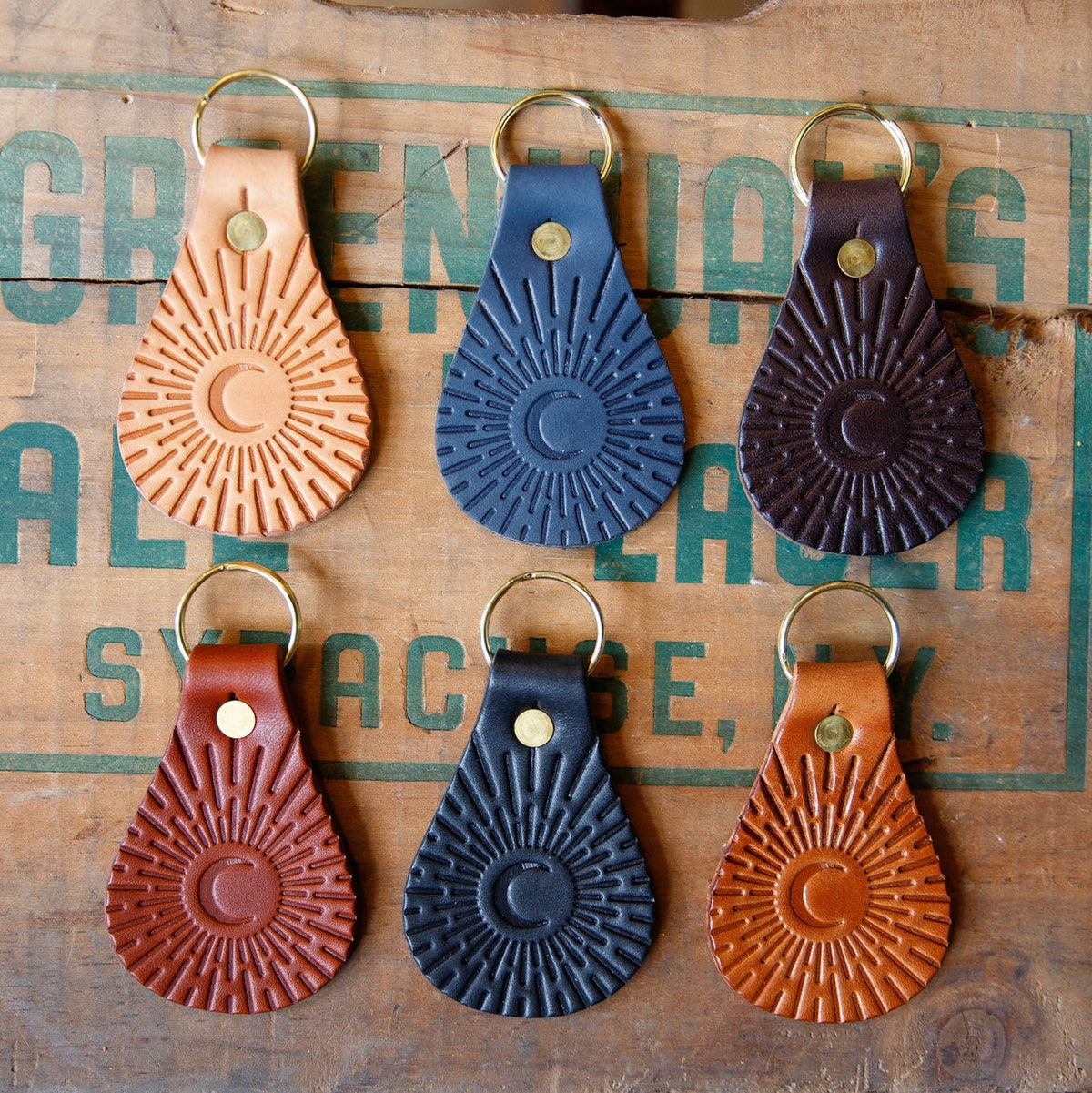 Leather Key Fobs - USA Made