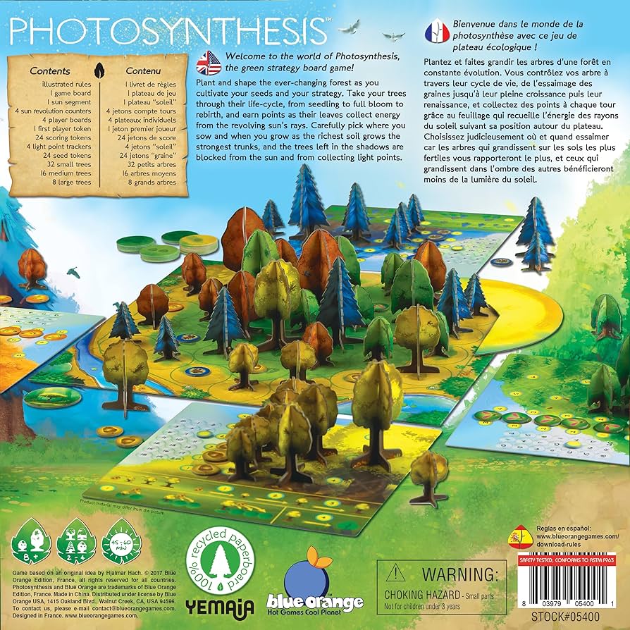 Photosynthesis - Abstract Strategy Board Game - Blue Orange