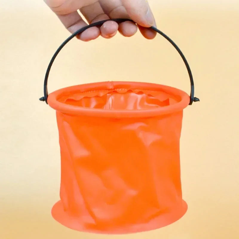 Collapsible Beach Sand Bucket Toy for Kids Outdoor Pool and Summer Water Play