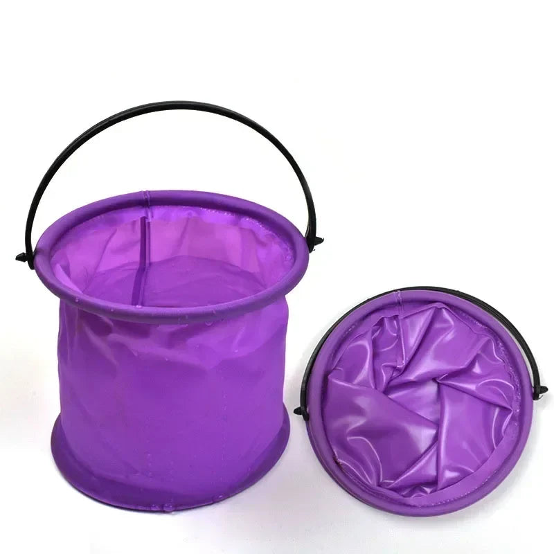 Collapsible Beach Sand Bucket Toy for Kids Outdoor Pool and Summer Water Play