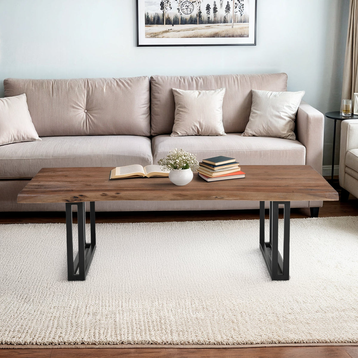 Sparrow Solid Wood Coffee Table - Brown
