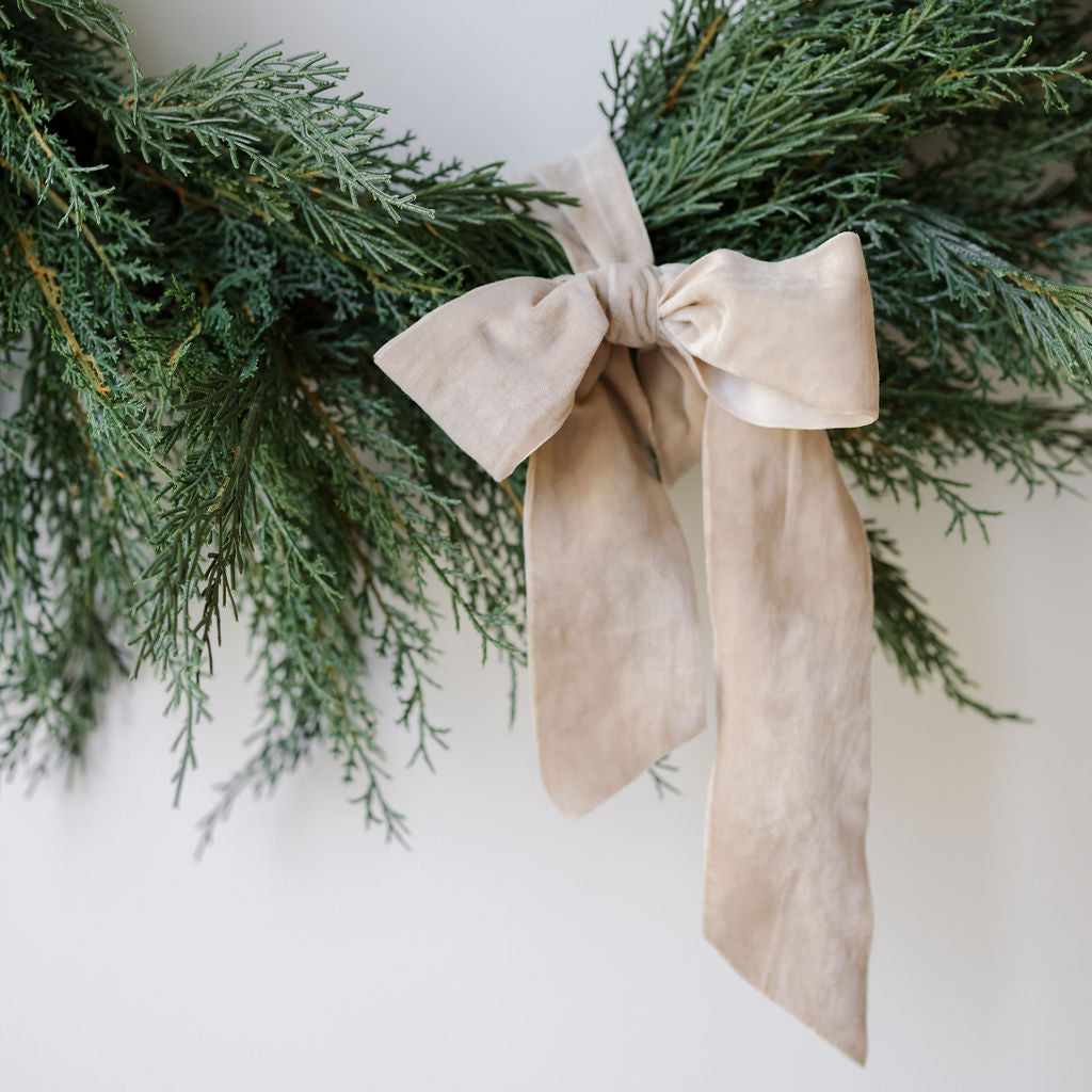 30" Faux Evergreen Cedar Wreath