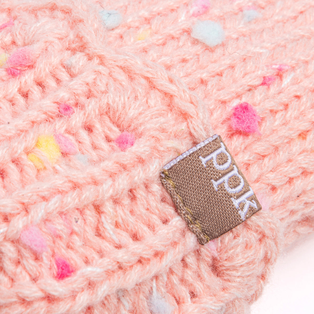 Girls Fun Speckled Knit Mittens with Scalloped Lace Cuff, for Kids All Ages 1-12 Years, Fleece-lined