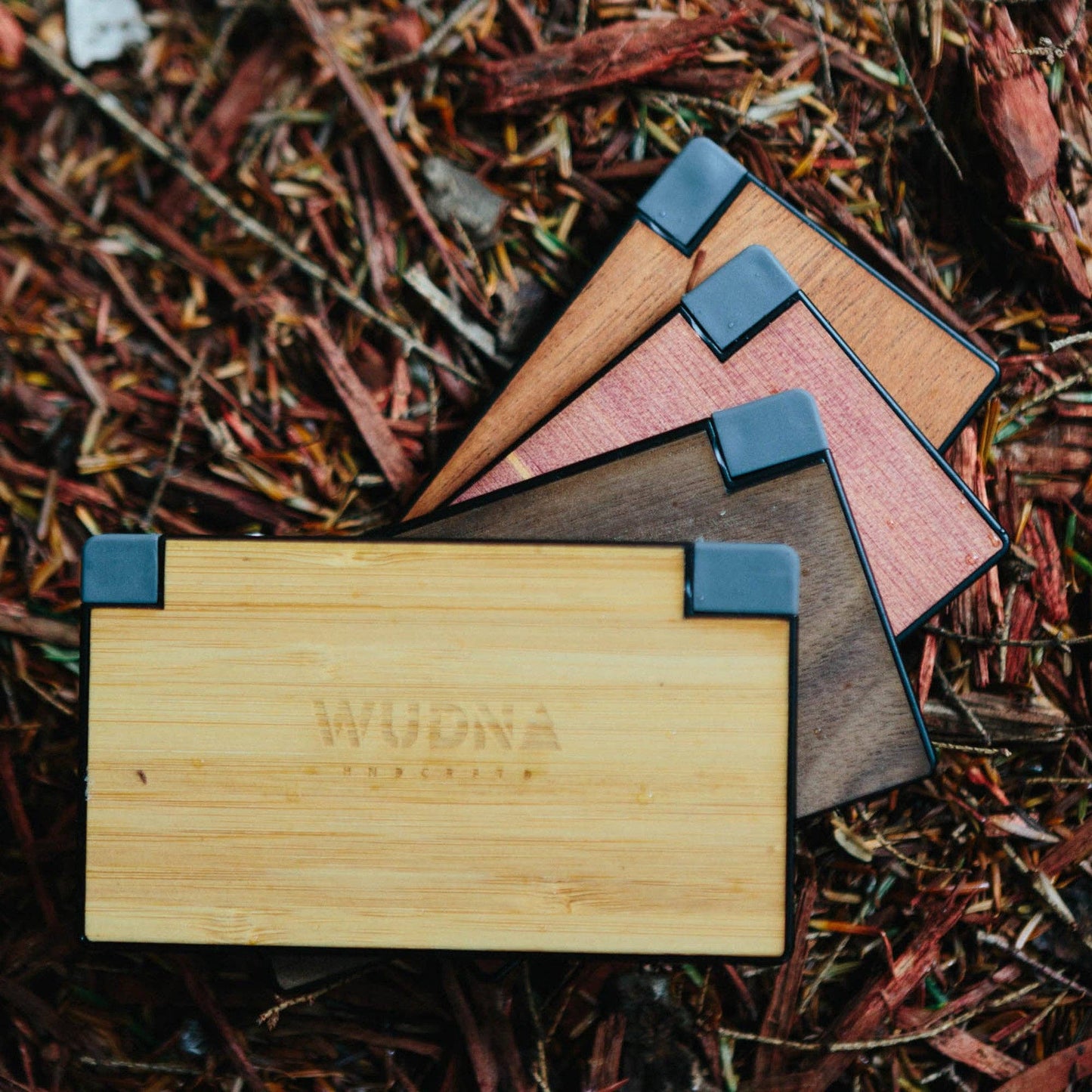 Slim Dual Wooden Power Bank – Ultra-Slim Portable Charger with Dual USB Output