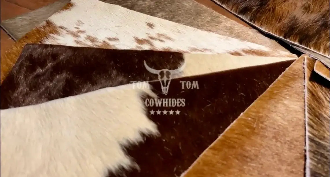 Cowhides Nice Variety 10 Pieces Hair on Cow Hide 12X8