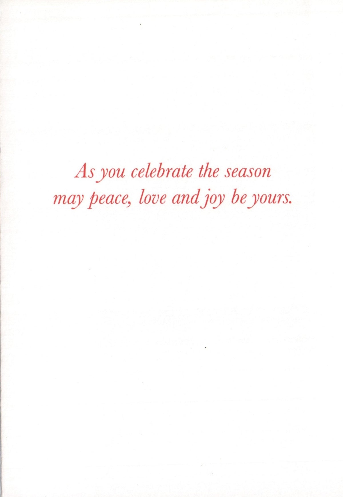 Seasons Greetings Christmas Card