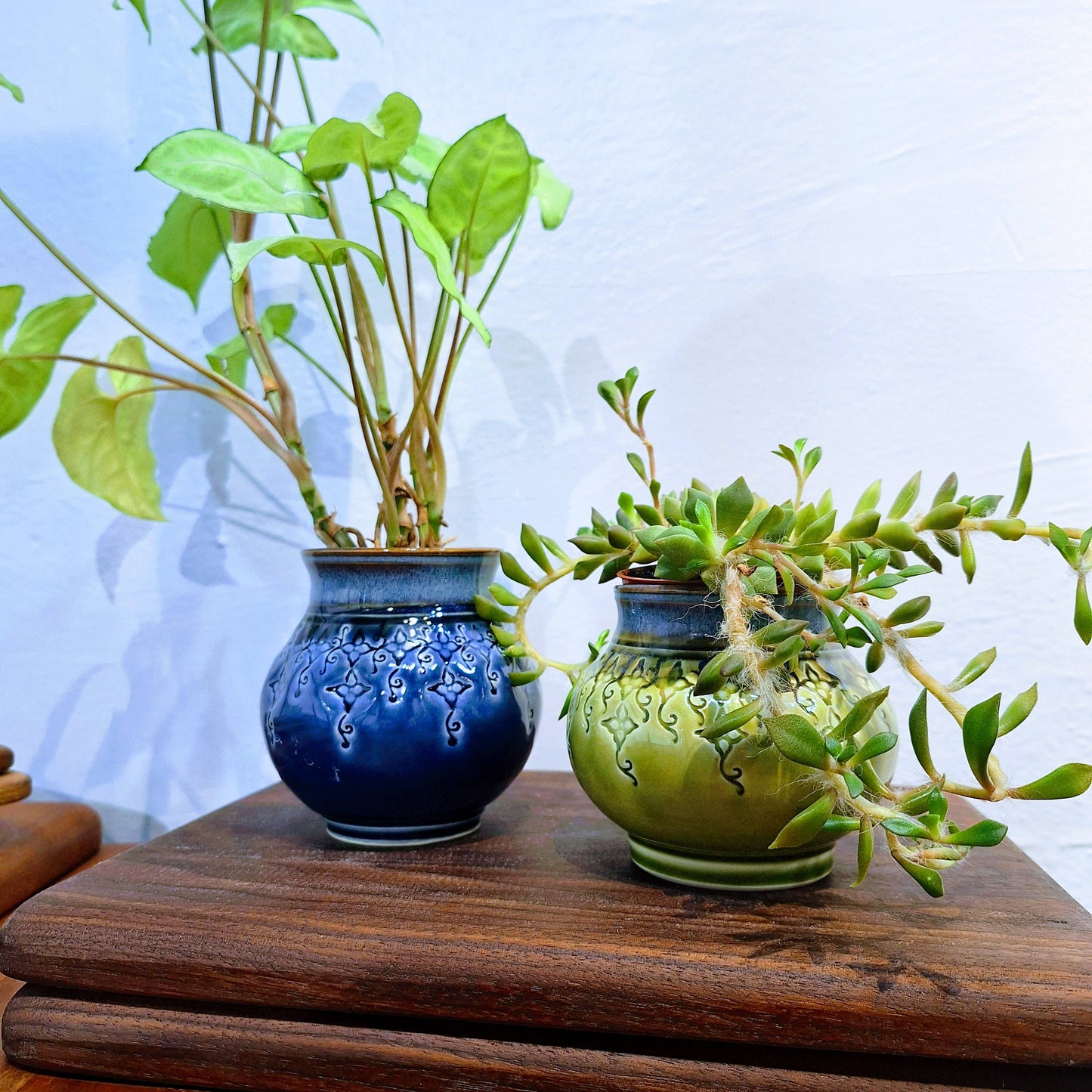 Handmade Stoneware Tabletop Planter Decoration Made to Order