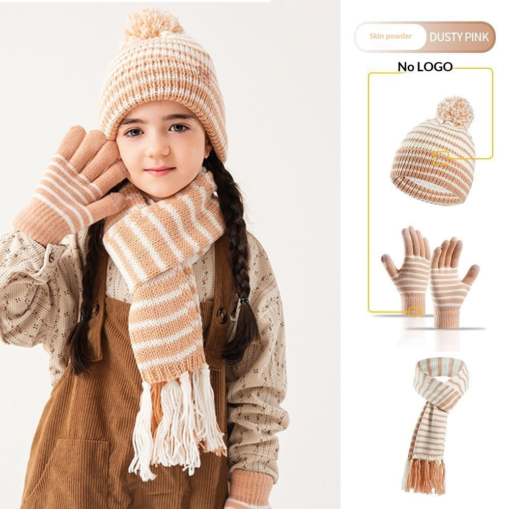 Cross-border Exclusive Childrens Knit Warm Hats Woolen Hats For Kids