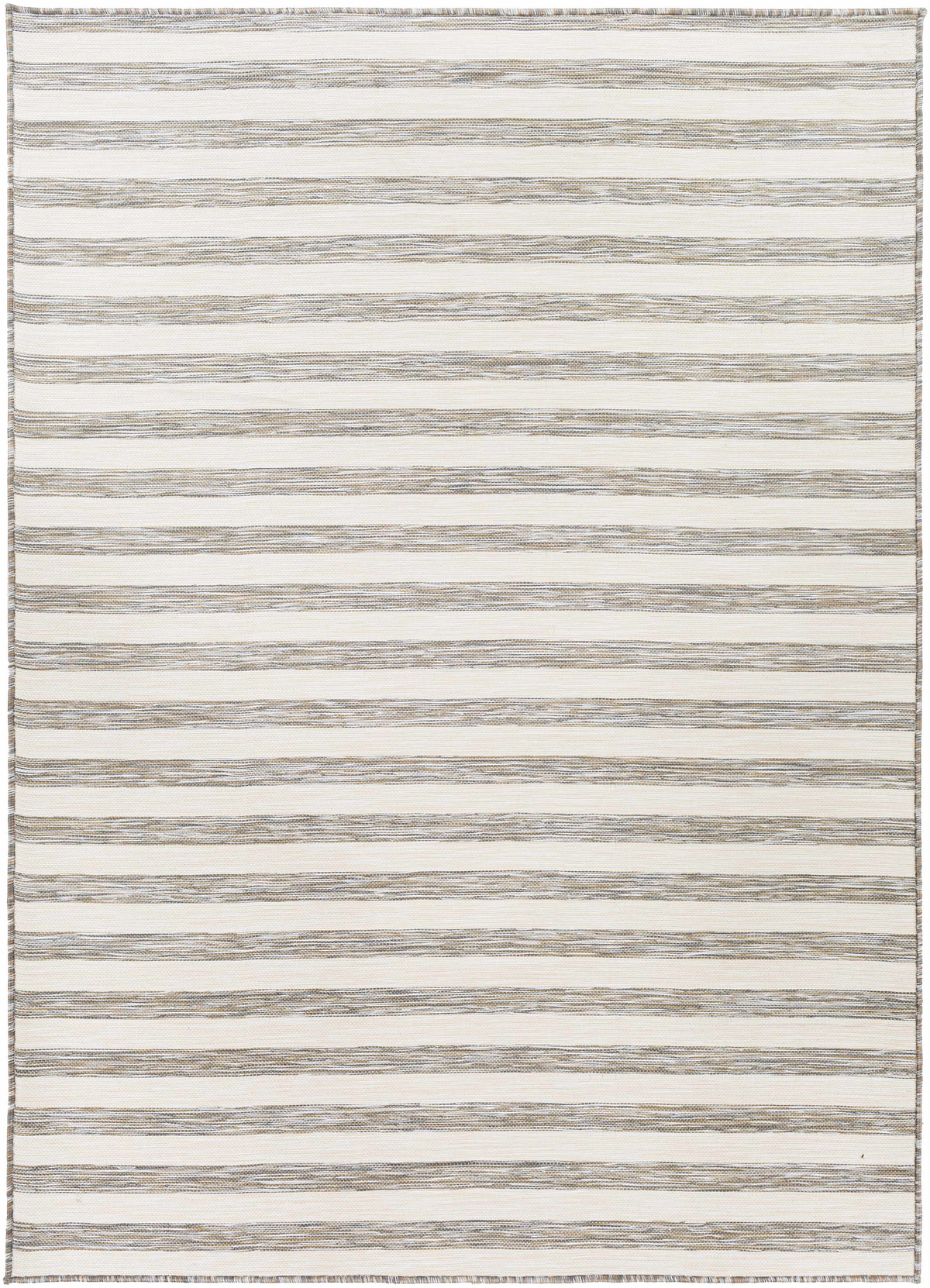 Bongaree Gray Striped Outdoor Carpet - Clearance