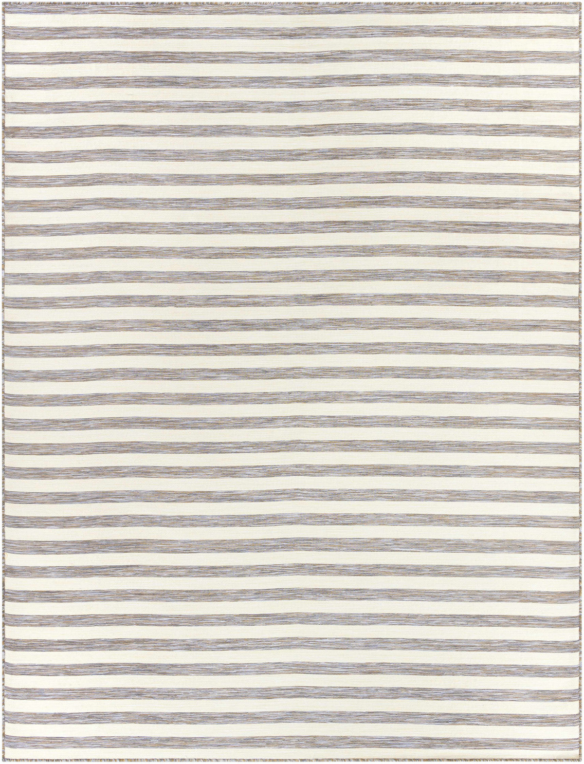 Bongaree Gray Striped Outdoor Carpet - Clearance