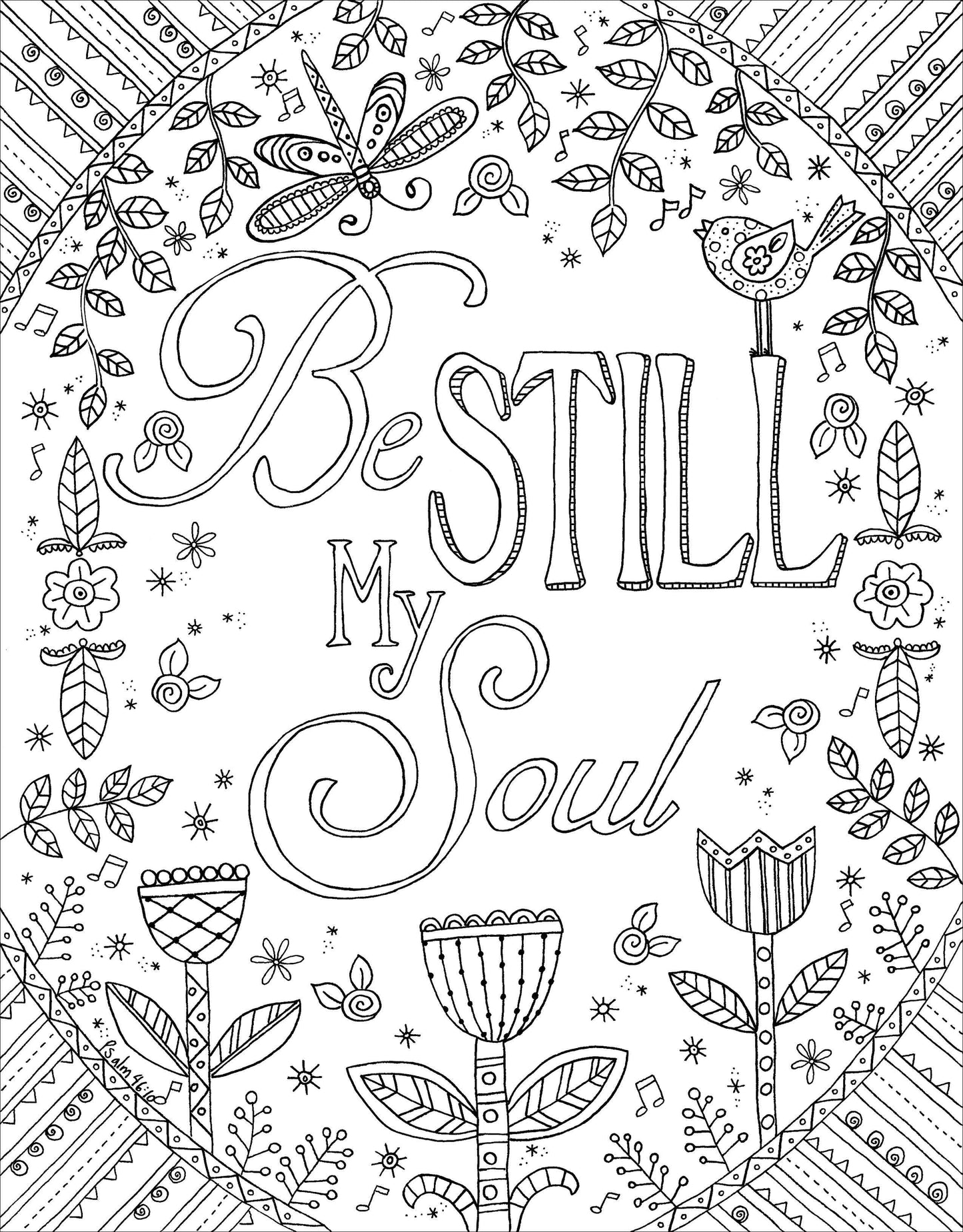 Color the Hymns Coloring Book