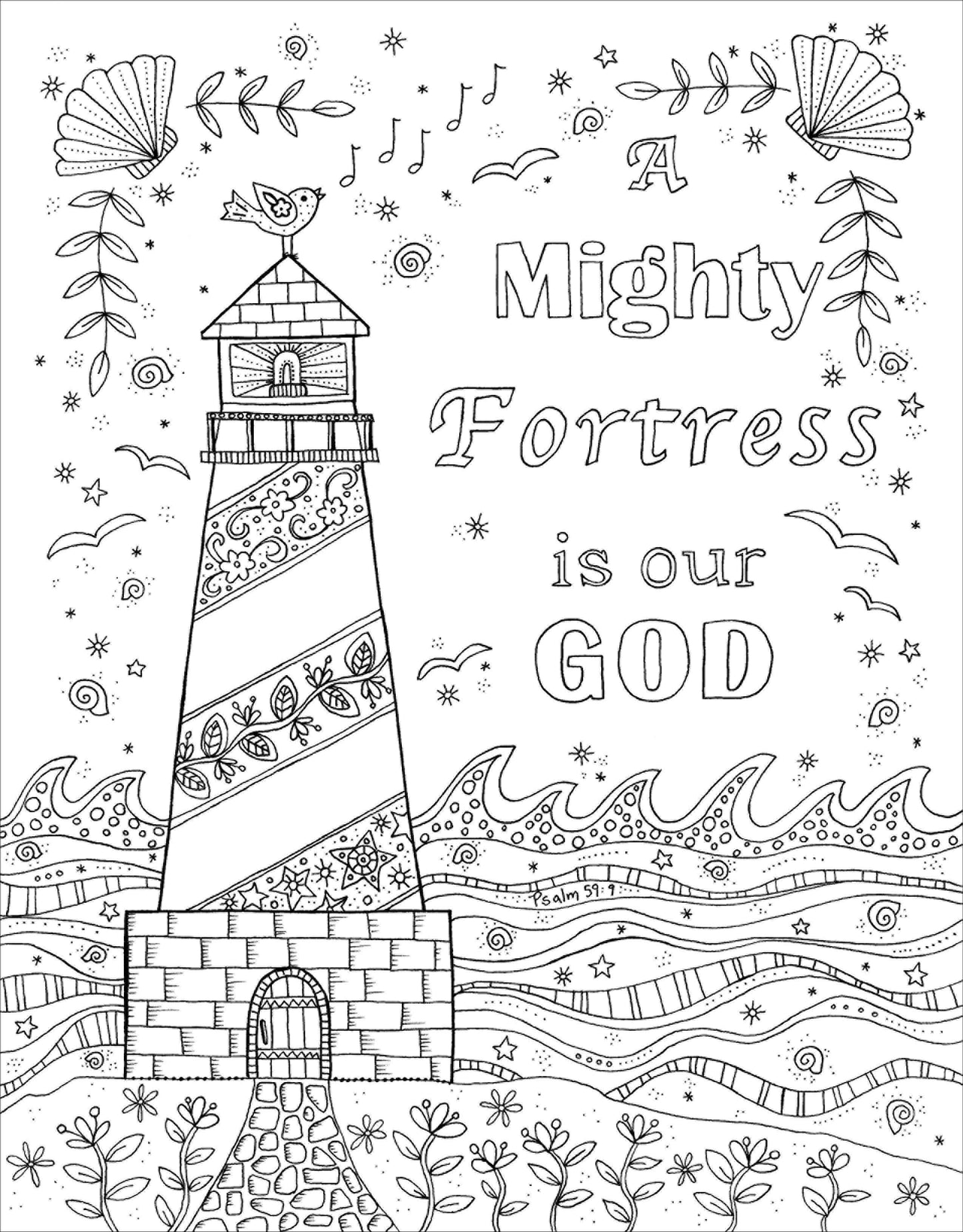 Color the Hymns Coloring Book