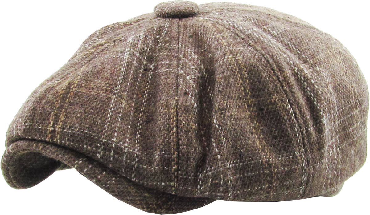 Plaid Button Ascot