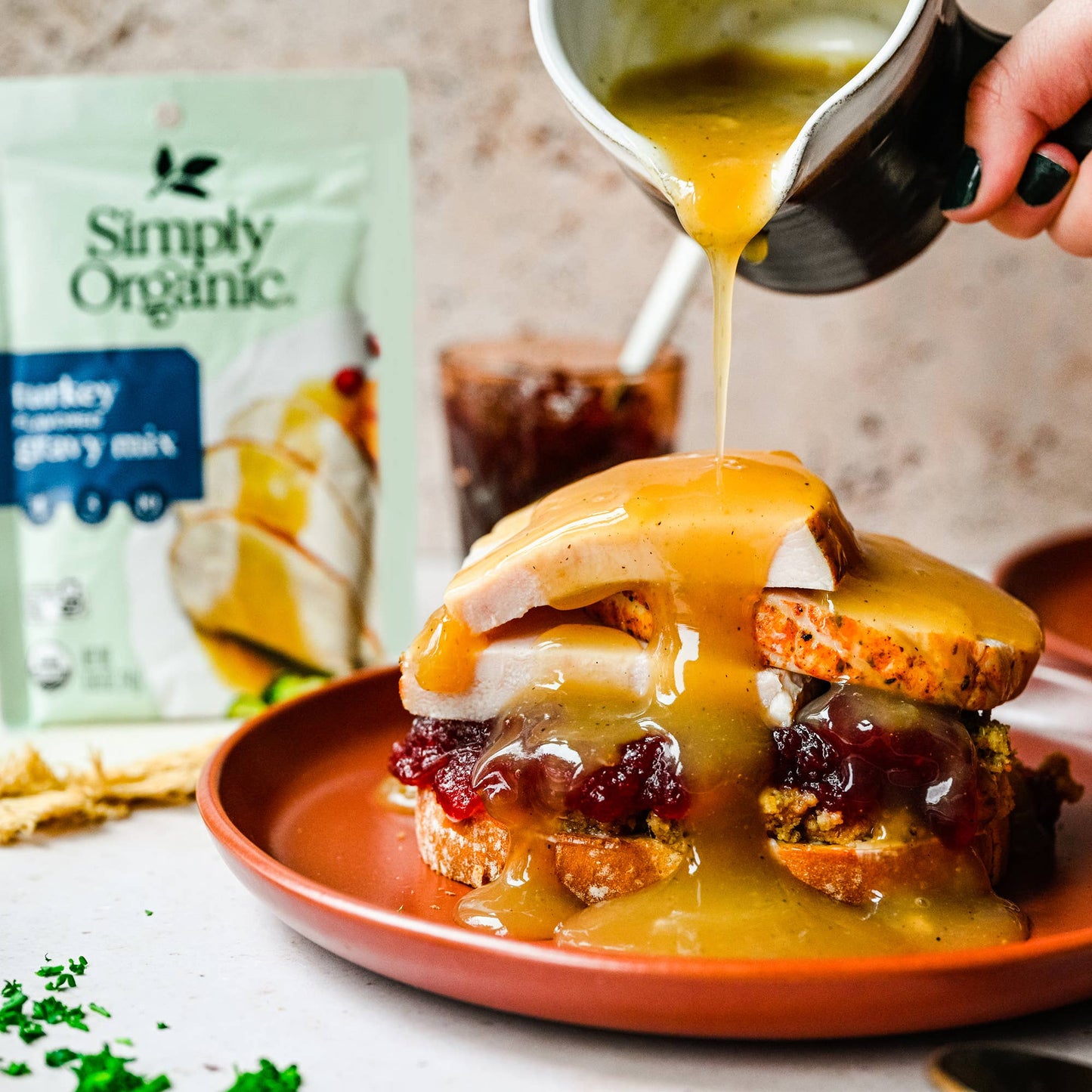 Turkey Flavored Gravy Mix, Certified Organic, 0.85 Oz