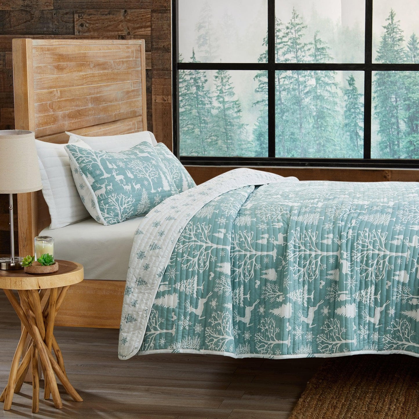 Lodge Woods Quilt - Winter Solstice Collection