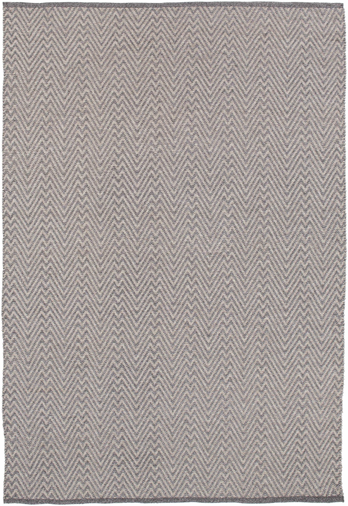 Herlong Charcoal Herringbone Outdoor Rug - Clearance