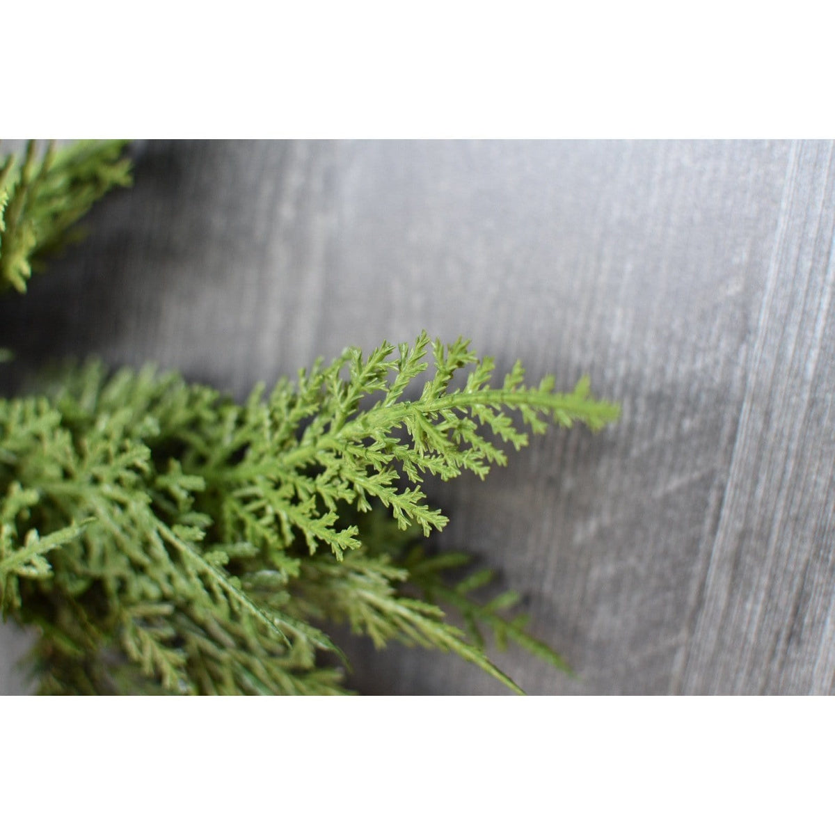12" Faux Cedar Wreath CW1 — wreath accent for entryway wall or holiday decorating decorative design