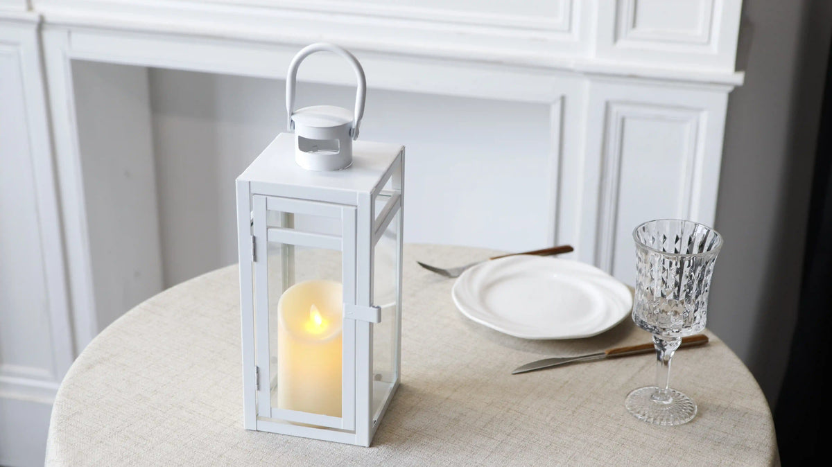 Set of 3 Metal Candle Lantern-12/15/19"