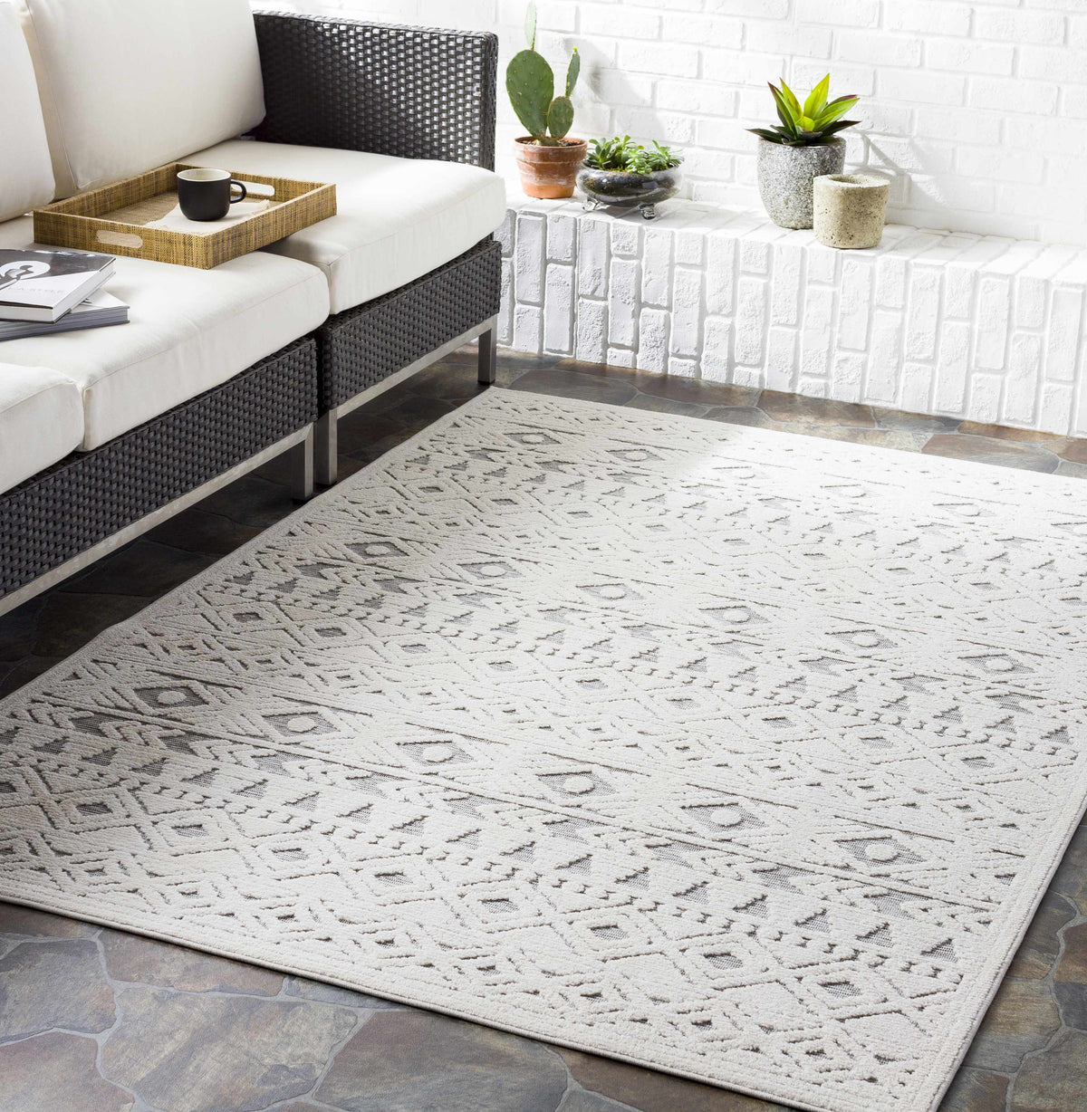Mirani 3D Outdoor Area Rug - Clearance