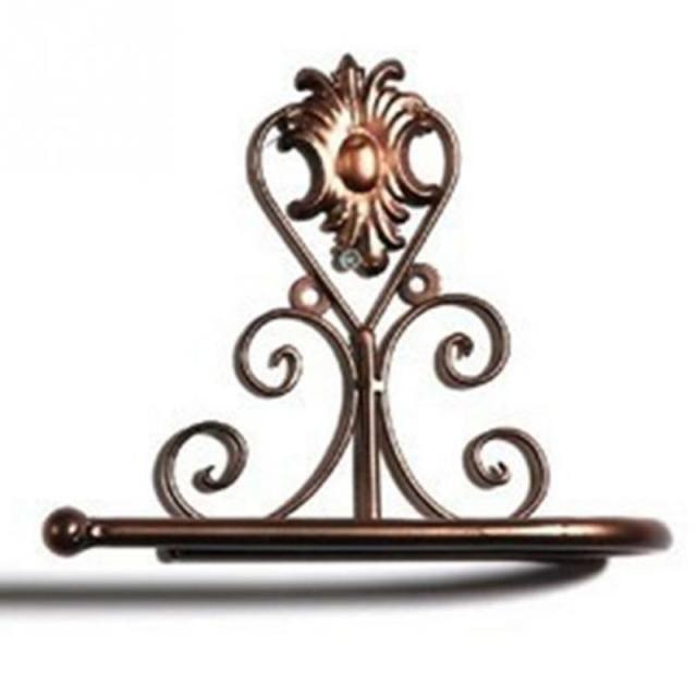 New Arrival Classic Bathroom accessories Vintage Iron Toilet Paper Towel Roll Holder Bathroom Wall Mount Rack Toilet Paper Roll Holder Cast Iron Wall Mounted Toilet Tissue Holder European Victorian Design