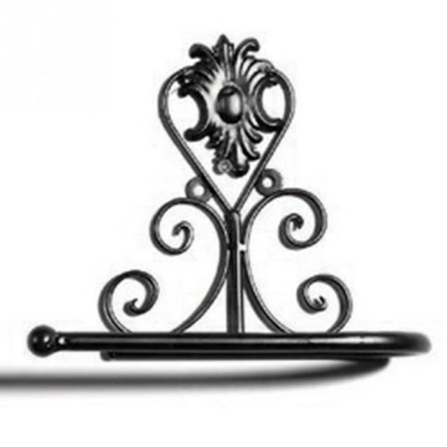 New Arrival Classic Bathroom accessories Vintage Iron Toilet Paper Towel Roll Holder Bathroom Wall Mount Rack Toilet Paper Roll Holder Cast Iron Wall Mounted Toilet Tissue Holder European Victorian Design