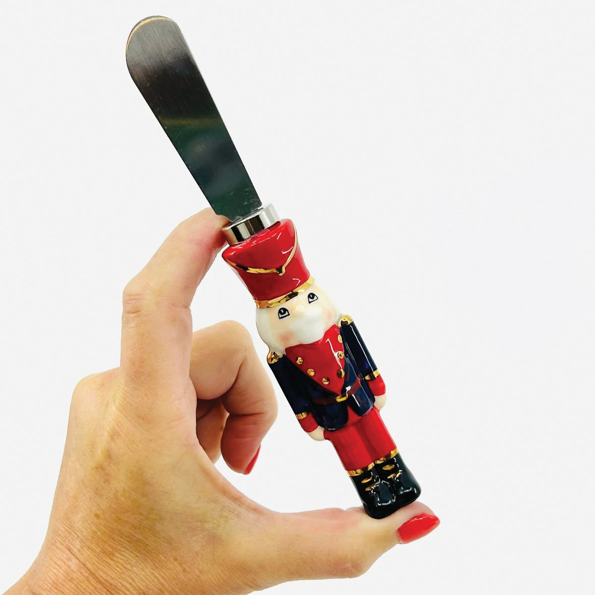 Dark Blue Jacket Metal Nutcracker Spreader