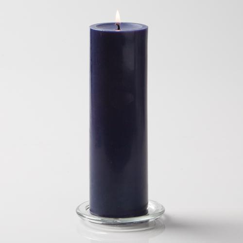 Pillar Candle Navy 9 inch