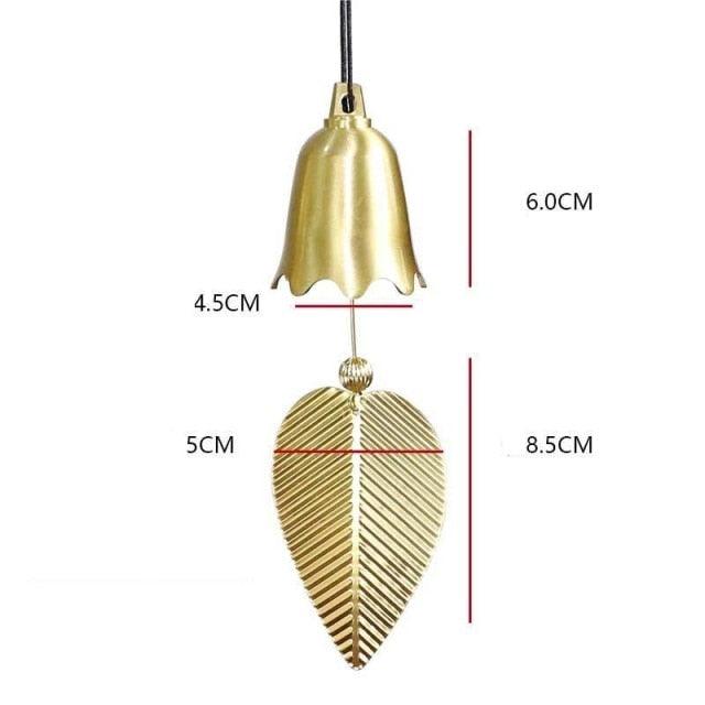 Pure Copper Wind Chimes Ornaments Exquisite Hanging Harmony Bells Garden Rustic Relaxing Tranquil Wind Chimes Japanese Home Balcony Bedroom Wind Chimes Car Pendant Birthday Gift Supplies
