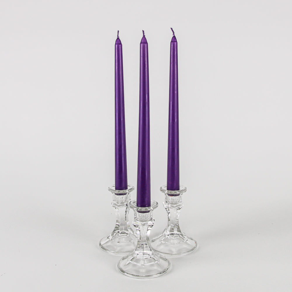Taper Candle - Dark Purple