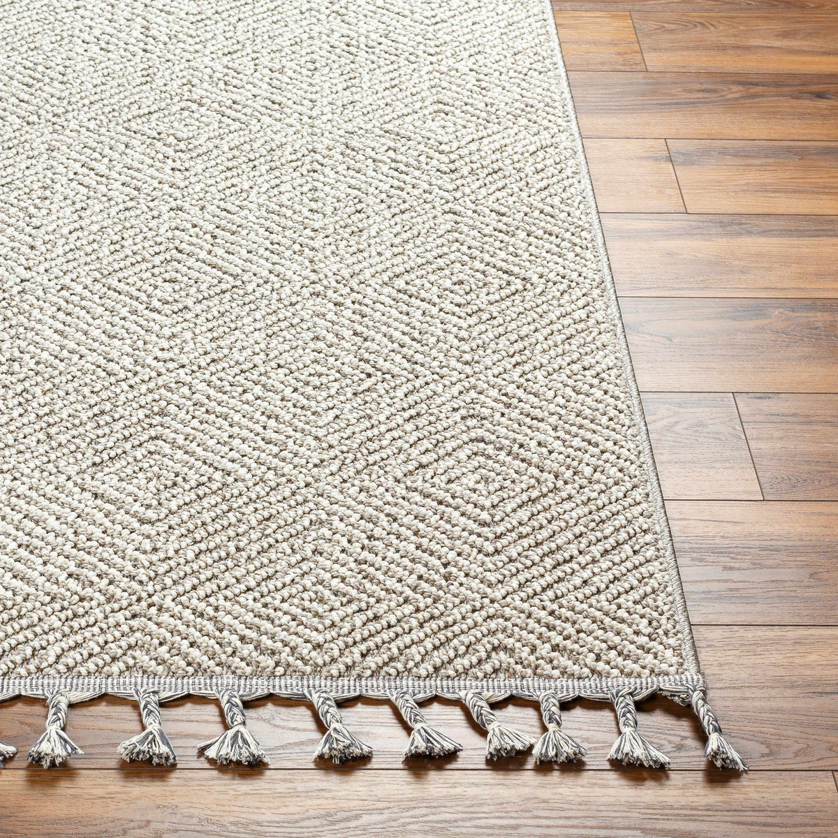 Broox Gray Outdoor Area Rug - Clearance