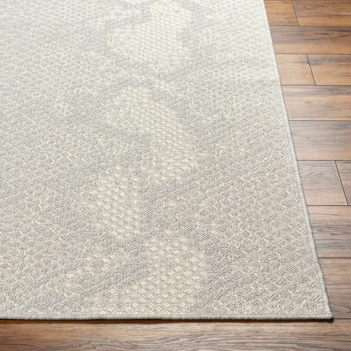 Estee Cream Snake-Patterned Outdoor Area Rug - Clearance