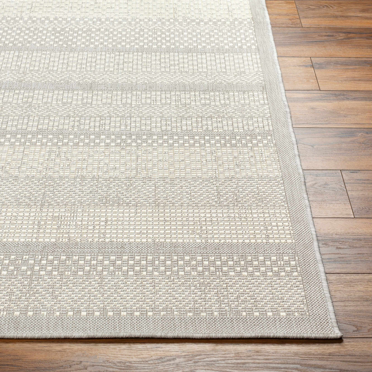 Hessa Cream Outdoor Area Rug - Clearance
