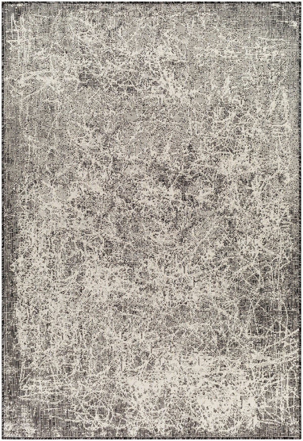 Katz Gray Outdoor Area Rug - Clearance