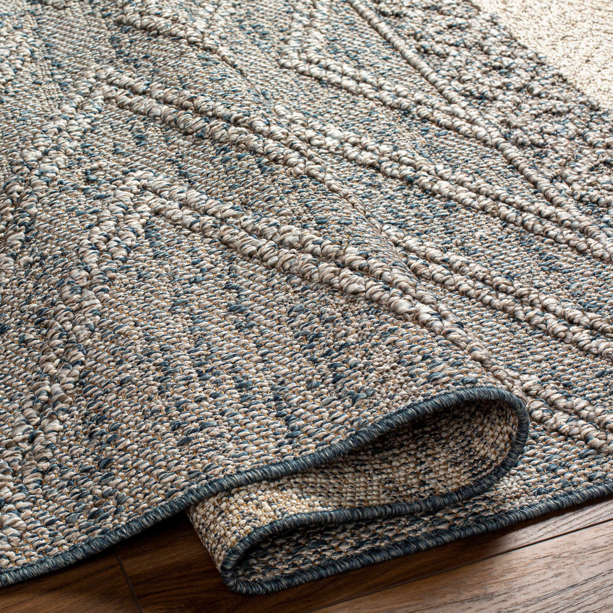 Blue Areli Outdoor Area Rug - Clearance