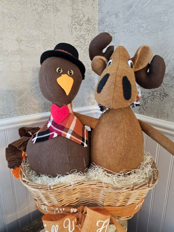 Happy Fall Y'all Turkey and Moose