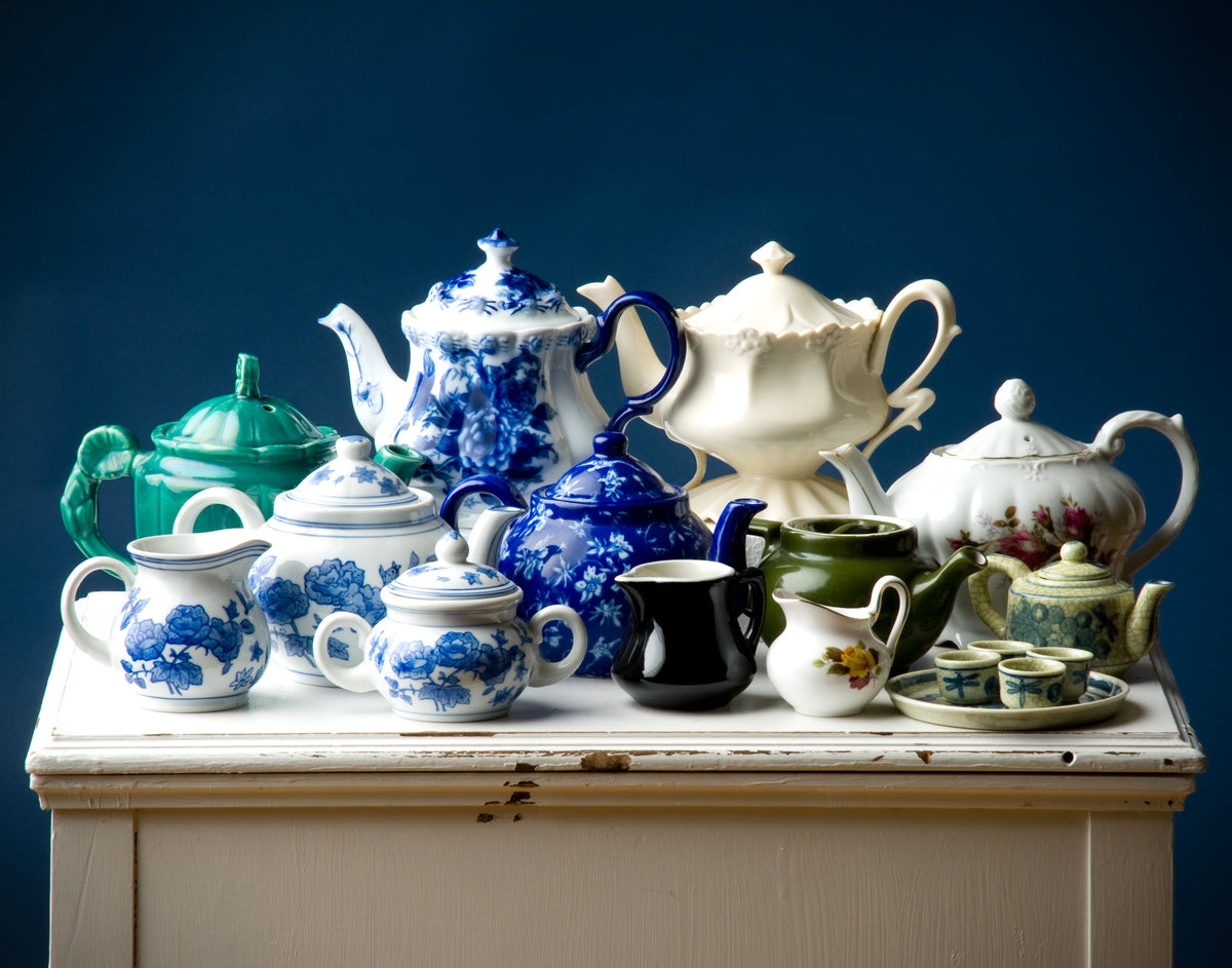 Teapots for loose leaf tea brewing, serving and thoughtful gifting