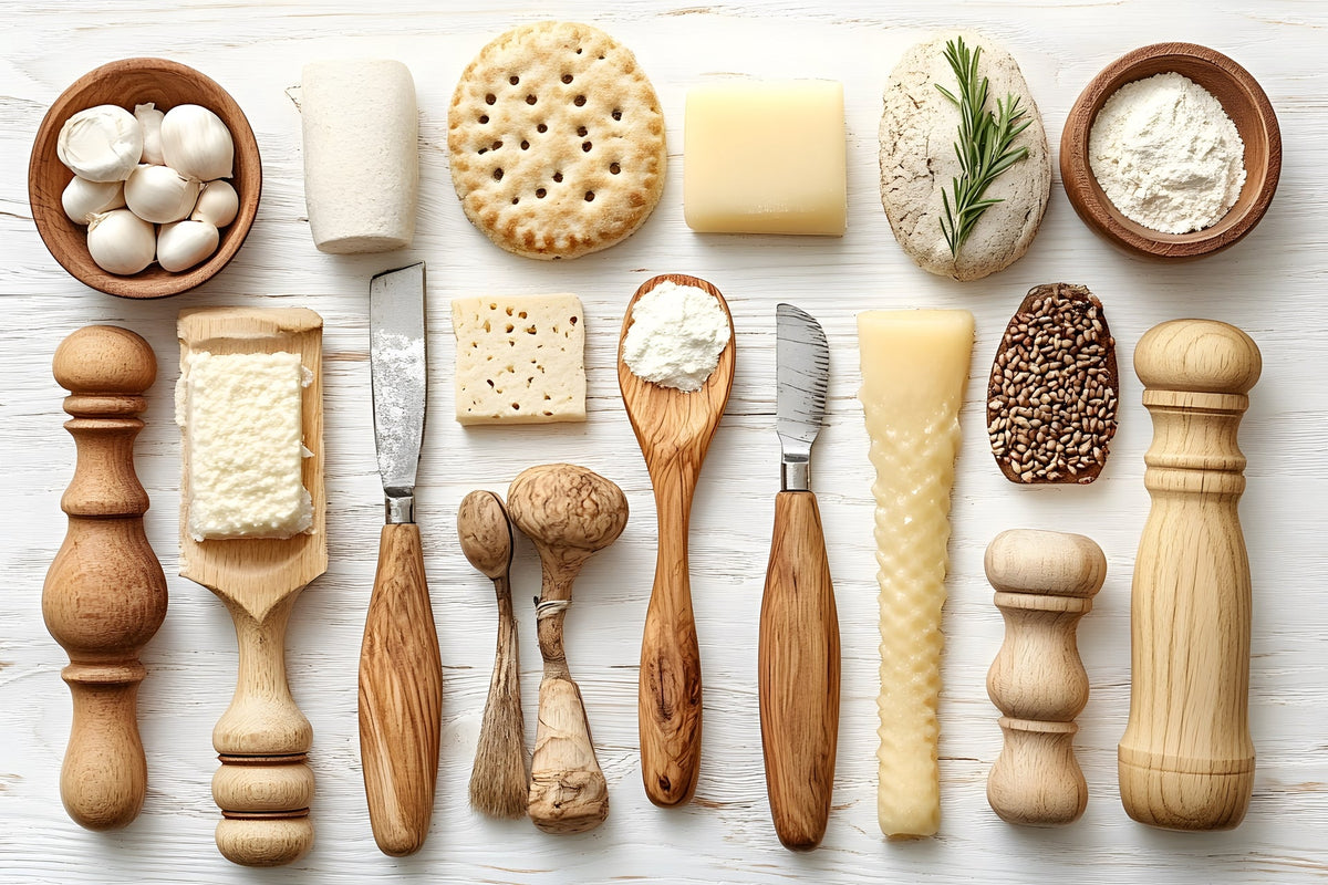 Charcuterie Cheese Spreaders, Forks & Boards