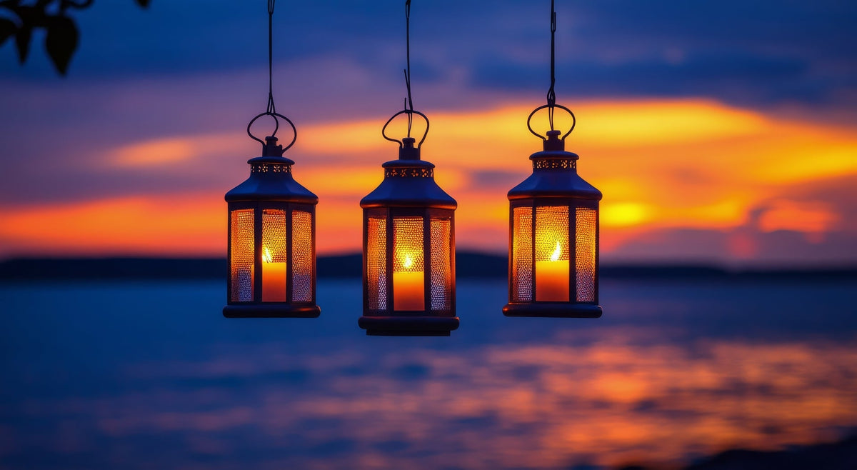 Decorative lanterns for indoor ambiance, porches, patios and outdoor decor