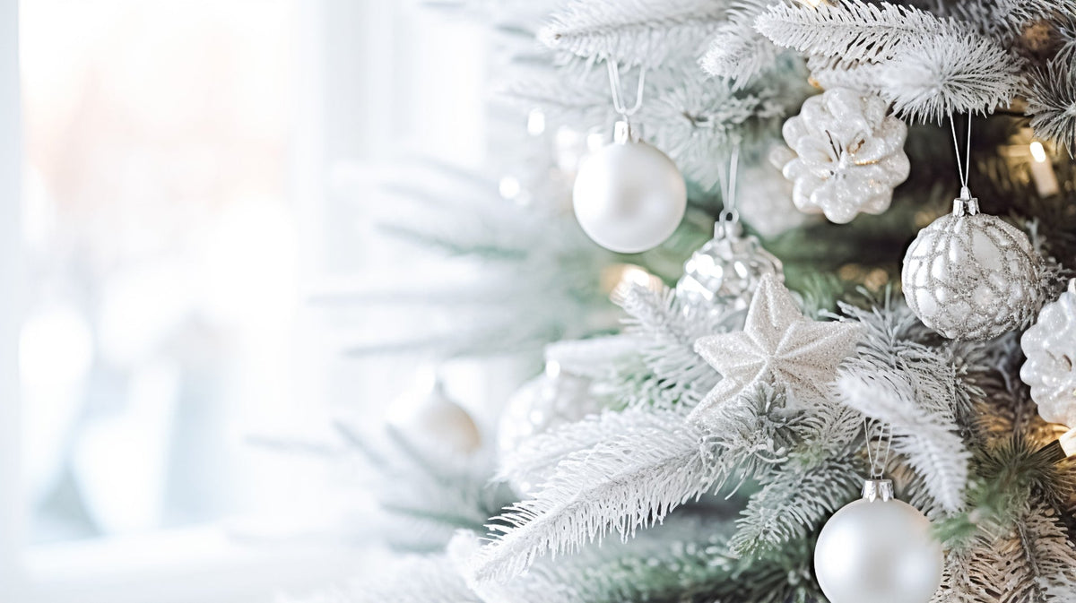 White Christmas Trees