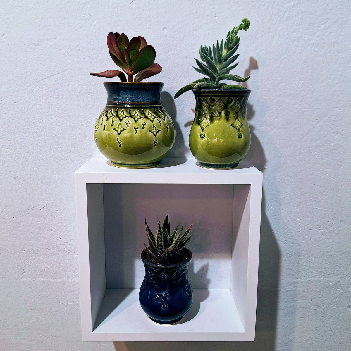 Handmade Stoneware Tabletop Planter Decoration Made to Order