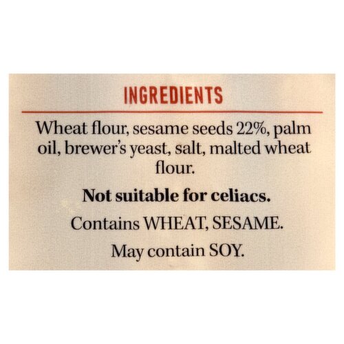 Sesame Grissini Breadsticks