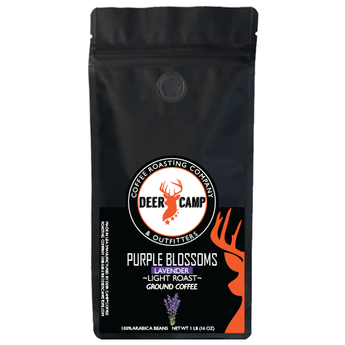 DEER CAMP® Coffee Purple Blossoms Lavender Light1 lb. Ground