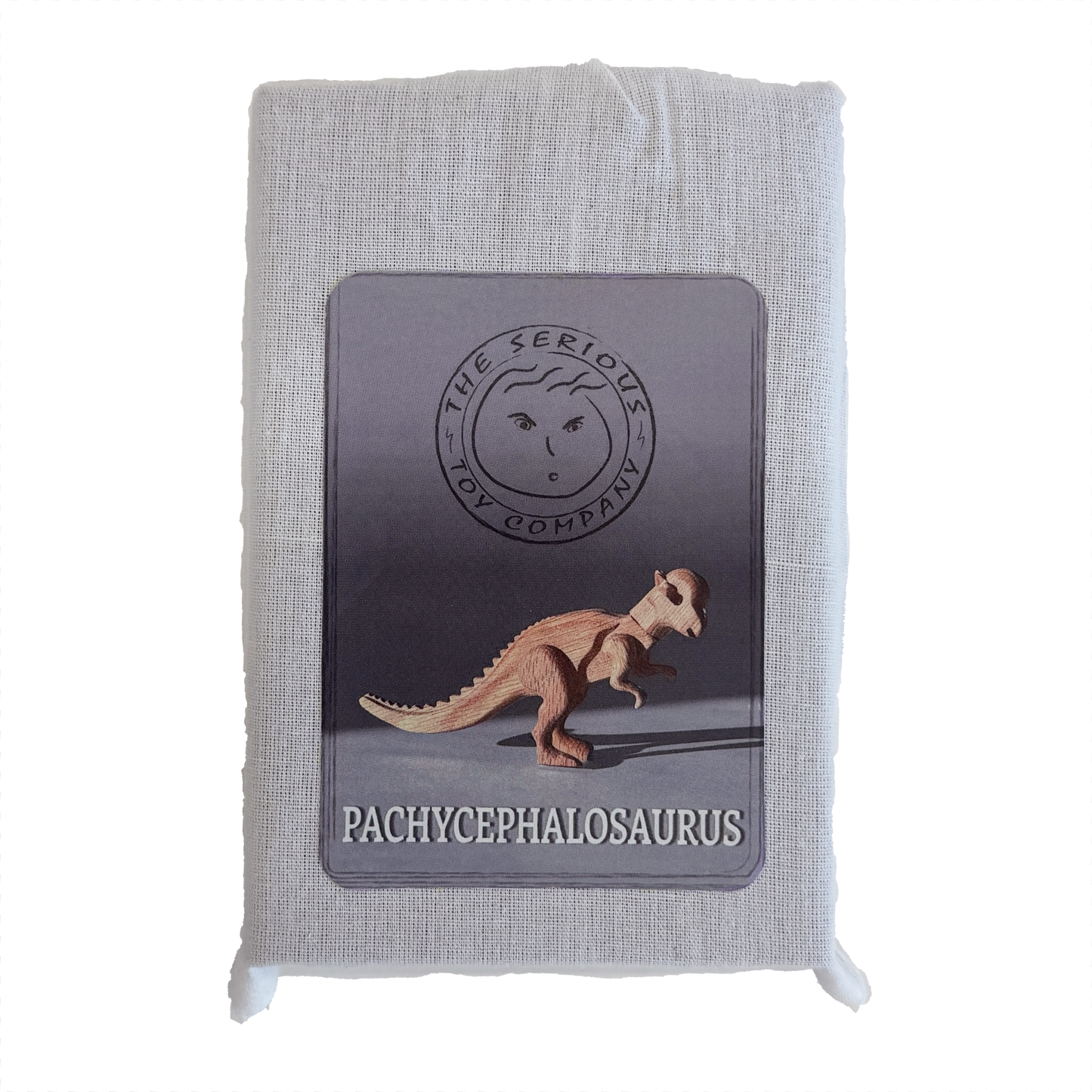 Wooden Pachycephalosaurus Dinosaur with Magnetic Joints