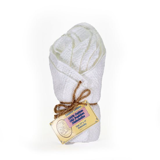 100% Cotton Dishcloths 11" x 11"