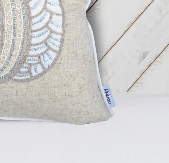 Lace Embroidered Pumpkin Throw Pillow – Set of 2