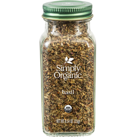 Pure Egyptian Basil Leaf, Certified Organic, Kosher, 0.54 Oz